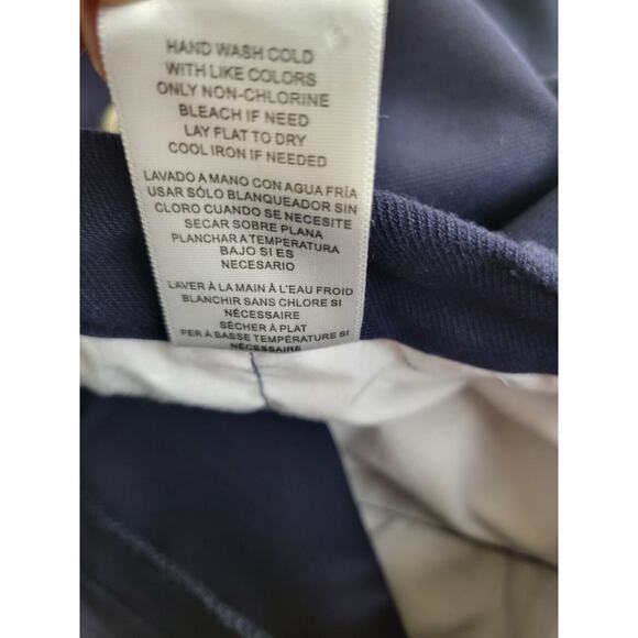 Kut From The Kloth Navy Blue Sawyer Side Striped Cropped Pants Women's Size 8 - Picture 11 of 11